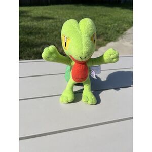 8"‎ Treecko Pokemon Official Tomy Plush Stuffed Animal Stuffy